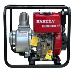 Máy bơm nước chạy dầu 6.6KW HAKUDA HKDMBN100DNE có đề