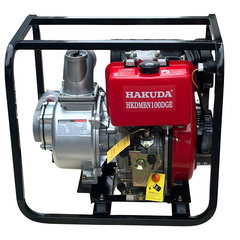 Máy bơm nước chạy dầu 6.6KW HAKUDA HKDMBN100DNE có đề