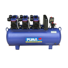 Máy nén khí không dầu giảm âm Puma 4HP 100L