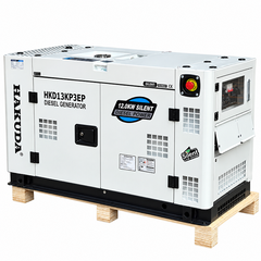 Máy phát điện chạy dầu 12KW HAKUDA HKD13KP3EP New 3 pha chống ồn