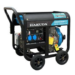 Máy phát điện chạy dầu diesel HAKUDA 5KW HKD5000P1T đề