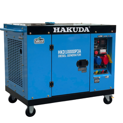 Máy phát điện chạy dầu diesel 10KW HAKUDA HKD10000P3A 3 pha