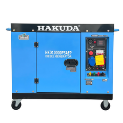 Máy phát điện chạy dầu diesel 10KW HAKUDA HKD10000P3AEP tích hợp 1-3 pha