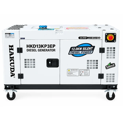 Máy phát điện chạy dầu 12KW HAKUDA HKD13KP3EP New 3 pha chống ồn