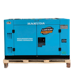 Máy phát điện chạy dầu HAKUDA HKD12000P3PRO 12KW siêu cách âm