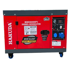 Máy phát điện chạy dầu diesel 8KW HAKUDA HKD8000P1