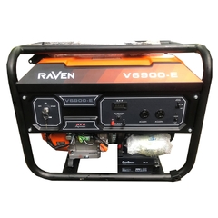 Máy Phát Điện Chạy Xăng Raven 5Kw V6900-E Đề