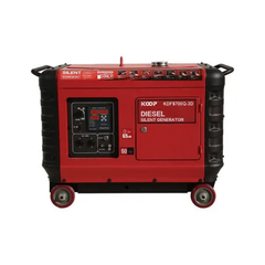 Máy Phát Điện Chạy Dầu Koop 5Kw KDF6700QQ Siêu Cách Âm