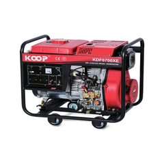 Máy Phát Điện Chạy Dầu Koop 5Kw KDF6700XE Đề