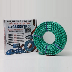 Dây Phun Áp Lực Nhật Bản Cá Sấu Greentree No.8 8.5mmx50m Xanh Lá