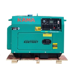 Máy phát điện chạy dầu diesel KAMA 5KW KDE7000T chống ồn