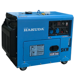 Máy phát điện chạy dầu HAKUDA HKD5000P1 5KW siêu cách âm