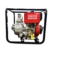 Máy bơm nước chạy dầu 6.3KW HAKUDA HKD6300MBN100E Có Đề