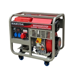 Máy phát điện chạy dầu diesel 8KW HAKUDA HKD8000P3TEP 3 pha