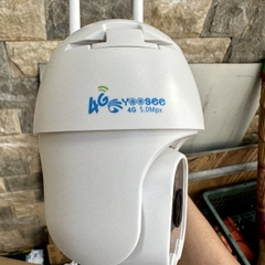 Camera YOOSEE 4G PTZ 3M 1296P Xoay 360 Độ- Đàm Thoại 2 Chiều- Báo Động Chống Trộm- Ban Đêm Có Màu-Không Dây Ngoài Trời
