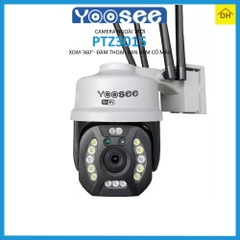 Camera YOOSEE PTZ3015 Xoay 360 Độ Full HD 5.0M- Đàm Thoại 2 Chiều- Báo Động Chống Trộm- Ban Đêm Có Màu- Wifi Không Dây Ngoài Trời