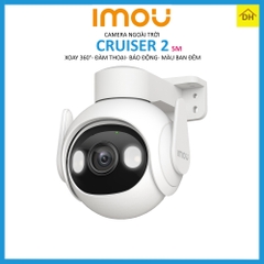 Camera IMOU PTZ CRUISER 2 5M 3K Xoay 360 Độ- Đàm Thoại 2 Chiều- Ban Đêm Có Màu- Góc Nhìn Rộng - Wifi Ngoài Trời Chính Hãng