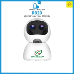 Camera CARECAM RB20 Zoom 10x Xoay 360 Độ Full HD 2.0MP 1080p- Đàm Thoại 2 Chiều- Báo Động Chống Trộm- Wifi Không Dây Trong Nhà RẺ NHẤT