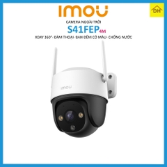 Camera IMOU PTZ S41FEP 4M 2K Xoay 360 Độ- Đàm Thoại 2 Chiều- Ban Đêm Có Màu- Góc Nhìn Siêu Rộng - Wifi Ngoài Trời Chính Hãng