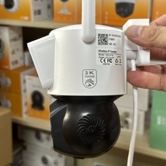 Camera YOOSEE PTZ 2 Mắt 5M (Mẫu Mới) Xoay 360 Độ- Xem 2 Vị Trí Khác Nhau Trên 1 Camera- Đàm Thoại 2 Chiều- Báo Động Chống Trộm- Ban Đêm Có Màu- Wifi Không Dây Ngoài Trời