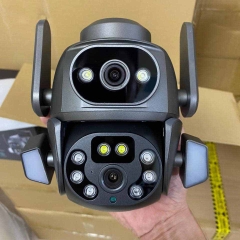 Camera CARECAM PRO 2 Mắt 5M Q821 (Mẫu Mới 2024) Xoay 360 Độ- Xem 2 Vị Trí Khác Nhau Trên 1 Camera- Đàm Thoại 2 Chiều- Báo Động Chống Trộm- Ban Đêm Có Màu- Wifi Không Dây Trong Nhà