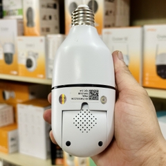 Camera YOOSEE 2 Mắt 8.0M Rõ Nét Xoay 360 Độ Hình Dạng Bóng Đèn- Đàm Thoại 2 Chiều-  Ban Đêm Có Màu- Báo Động Chống Trộm- Wifi Không Dây Trong Nhà