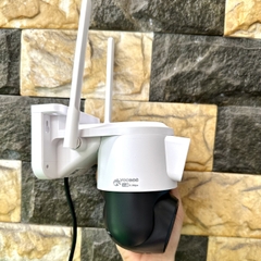 Camera YOOSEE PTZ 3 Mắt 8.0M Q26 (2 Mắt Xem 1 Mắt Zoom Siêu Nét) Xoay 360 Độ- Xem 2 Vị Trí Khác Nhau Trên 1 Camera- Đàm Thoại 2 Chiều- Báo Động Chống Trộm- Ban Đêm Có Màu- Wifi Không Dây Ngoài Trời