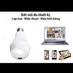 Camera YOOSEE LTVR96 Góc Quay 360 Độ Hình Dạng Bóng Đèn- Đàm Thoại 2 Chiều- Báo Động Chống Trộm- Wifi Không Dây Trong Nhà