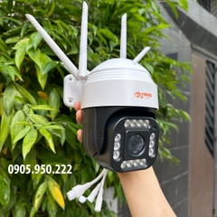 Camera YOOSEE PTZ C12 Xoay 360 Độ 5.0MP- Đàm Thoại Hai Chiều- Báo Động Chống Trộm- Ban Đêm Có Màu- Wifi Không Dây Ngoài Trời