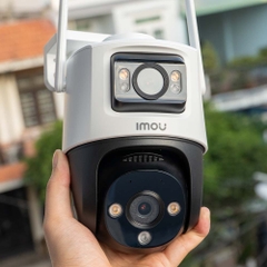 Camera 2 Mắt iMOU IPC-S7XP-6M0WED Xem 2 Hướng, Đàm Thoại 2 Chiều, Xoay 360 Độ, Ban Đêm Có Màu, Mẫu Cao Cấp