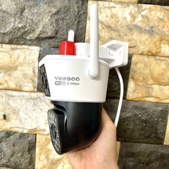 Camera YOOSEE PTZ 2 Mắt 8.0Mp 44 Đèn Led Siêu Sáng Xoay 360 Độ- Xem 2 Vị Trí Khác Nhau Trên 1 Camera- Đàm Thoại 2 Chiều- Báo Động Chống Trộm- Ban Đêm Có Màu- Wifi Không Dây Ngoài Trời