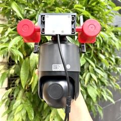 Camera YOOSEE PTZ 2 Mắt (LOA SIÊU TO) 8.0M 4K Xoay 360 Độ- Xem 2 Vị Trí Khác Nhau Trên 1 Camera- Đàm Thoại 2 Chiều- Báo Động Chống Trộm- Ban Đêm Có Màu- Wifi Không Dây Ngoài Trời