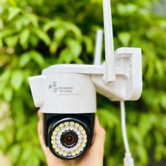 Camera YOOSEE 2 Mắt 6M Chạy Bằng Sim 4G Xoay 360 Độ- Đàm Thoại 2 Chiều- Báo Động Chống Trộm- Ban Đêm Có Màu-Không Dây Ngoài Trời