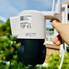 Camera YOOSEE PTZ 2 Mắt Pro 15.0M Q42 Xoay 360 Độ- Xem 2 Vị Trí Khác Nhau Trên 1 Camera- Đàm Thoại 2 Chiều- Báo Động Chống Trộm- Ban Đêm Có Màu- Wifi Không Dây Ngoài Trời