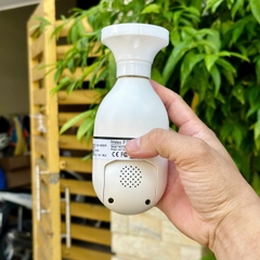 Camera YOOSEE HK212 Xoay 360 Độ Hình Dạng Bóng Đèn 8M- Đàm Thoại 2 Chiều-  Ban Đêm Có Màu- Báo Động Chống Trộm- Wifi Không Dây Trong Nhà