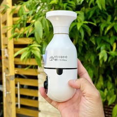 Camera YOOSEE HK212 Xoay 360 Độ Hình Dạng Bóng Đèn 8M- Đàm Thoại 2 Chiều-  Ban Đêm Có Màu- Báo Động Chống Trộm- Wifi Không Dây Trong Nhà
