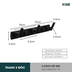 Móc Dán Tường Treo Đồ Chịu Lực Siêu Dính KIVA, Chất Liệu Nhôm Hàng Không, Lắp Đặt Không Cần Khoan, Sử Dụng Đa Năng.