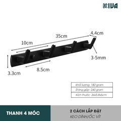 Móc Dán Tường Treo Đồ Chịu Lực Siêu Dính KIVA, Chất Liệu Nhôm Hàng Không, Lắp Đặt Không Cần Khoan, Sử Dụng Đa Năng.