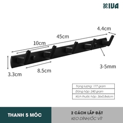 Móc Dán Tường Treo Đồ Chịu Lực Siêu Dính KIVA, Chất Liệu Nhôm Hàng Không, Lắp Đặt Không Cần Khoan, Sử Dụng Đa Năng.
