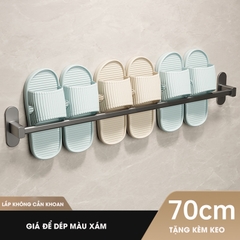 Giá Để Dép Trong Nhà Tắm KIVA Chất Liệu Nhôm Hàng Không Lắp Đặt Không Cần Khoan, Bảo Hành 2 Năm.