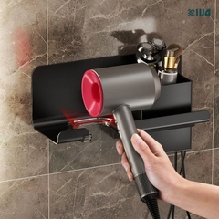 Giá đỡ, treo để máy sấy tóc KIVA có khay đồ, đa dang kiểu dáng, sử dụng nhiều máy sấy khác nhau, chất liệu nhôm hàng không.