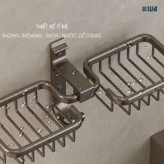 Khay đựng, để xà phòng KIVA, chất liệu nhôm hàng không, đa dạng chủng loại, mẫu mã.