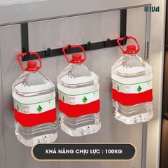 Móc Treo Quần Áo Sau Cửa KIVA, Chất Liệu Nhôm Hàng Không Cao Cấp