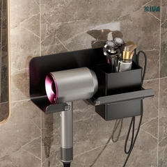 Giá đỡ, treo để máy sấy tóc KIVA có khay đồ, đa dang kiểu dáng, sử dụng nhiều máy sấy khác nhau, chất liệu nhôm hàng không.