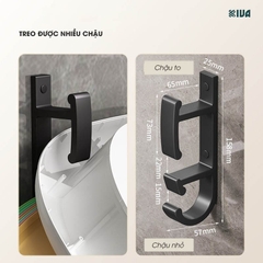 Móc Treo Chậu KIVA, Chất Liệu Nhôm Hàng Không, Lắp Đặt Không Cần Khoan