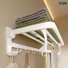 Giá kệ để khăn, để đồ nhà tắm KIVA, đa dạng mẫu mã, thiết kế, kích thước và màu sắc, chất liệu nhôm hàng không cao cấp.