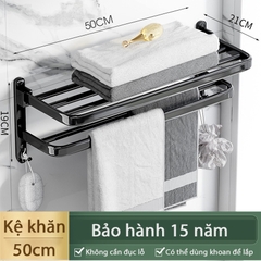 Giá kệ để khăn, để đồ nhà tắm KIVA, đa dạng mẫu mã, thiết kế, kích thước và màu sắc, chất liệu nhôm hàng không cao cấp.