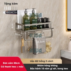 Đôi xám Boro 60cm + thanh