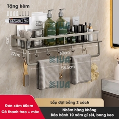 Đôi xám Boro 60cm + thanh