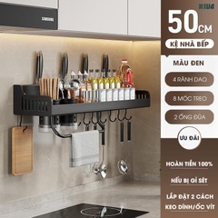Kệ Nhà Bếp Đa Năng Treo Tường KIVA, Để Đồ Tiện Lợi Chất Liệu Nhôm Hàng Không Cao Cấp, Lắp Đặt Không Cần Khoan.